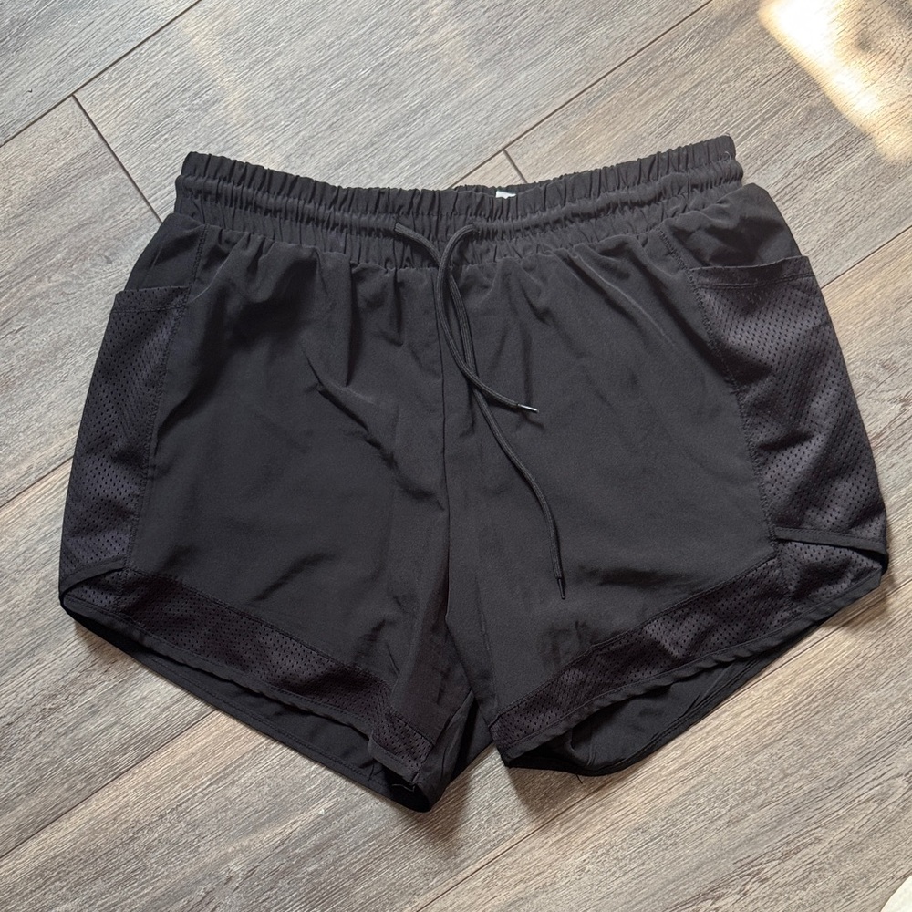 Women's Black Athletic Shorts